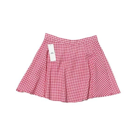 Urban Outfitters Women's Angie Gingham Printed A-Line Circle Skirt - Picture 5 of 5